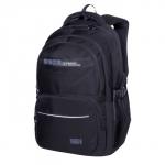 Рюкзак молодёжный 48 х 32 х 18 см, эргономичная спинка, Merlin, XS9232 чёрный