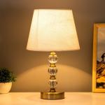 Настольная лампа "Буллае" E27 40Вт бронза 22,5х22,5х37,5 см RISALUX