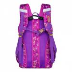 Рюкзак молодёжный 43 х 29 х 18 см, эргономичная спинка, Across 155, фиолетовый 155-14