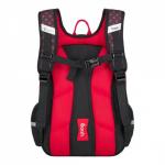 Рюкзак школьный 37 х 28 х 13 см, эргономичная спинка, Across 557, чёрный/красный CS23-557-10