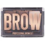 Stellary Набор для бровей / Professional Brow set тон 02 brunette