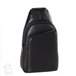 Рюкзак мужской кожаный 68011G black Fuzhiniao