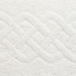 Полотенце махровое жаккард Plait, 50х90см, цвет белый, 360гр/м, хлопок