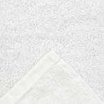 Полотенце махровое жаккард Plait, 50х90см, цвет белый, 360гр/м, хлопок