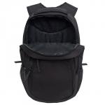 Рюкзак молодёжный 48 х 33 х 21 см, Grizzly, эргономичная спинка, отделение для ноутбука, чёрный