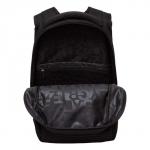 Рюкзак молодёжный 43 х 31 х 20 см, Grizzly, эргономичная спинка, отделение для ноутбука, чёрный