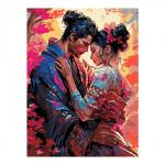 Картина по номерам «В цвете сакуры», на картоне 28,5 * 38 см