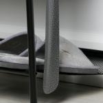 Ложка-рожок для обуви с крючком, 56,5*4,5 см, металл, цвет МИКС