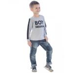 Свитшот детский Boy session ФС5016П2 серый меланж