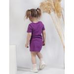 Платье детское JULY GIRLS КП5015П3 фиолетовый