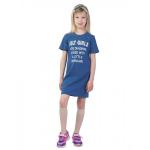 Платье детское JULY GIRLS КП5015П3 индиго