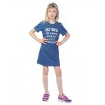 Платье детское JULY GIRLS КП5015П3 индиго