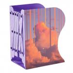 Подставка д/книг раздвижная 3 отдел. LOREX BOOKLOVER HANGING CLOUDS металл сиреневая