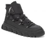 KEDDO черный/серый текстиль/иск. нубук мужские ботинки (О-З 2023)