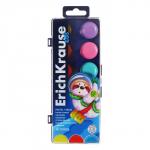 Акварель 12 цветов пластик ErichKrause Kids Space Animals Neon+Pastel с европодвесом