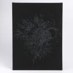 Картина по номерам на черном холсте «Цветы», 30 * 40 см