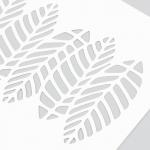 Трафарет пластиковый "Листья" 16х24 см