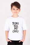 Хлопковая футболка для мальчика с лайкрой