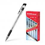 Ручка шариковая ErichKrause ULTRA-30 Stick&Grip Classic 0.7, Super Glide Technology, цвет чернил черный (в коробке по 12 шт.)