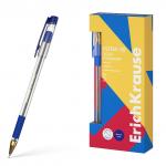 Ручка шариковая ErichKrause ULTRA-30 Gold Stick&Grip Classic 0.7, Super Glide Technology, цвет чернил синий (в коробке по 12 шт.)
