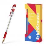 Ручка шариковая ErichKrause ULTRA-30 Gold Stick&Grip Classic 0.7, Super Glide Technology, цвет чернил красный (в коробке по 12 шт.)