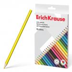 Цветные карандаши деревянные ErichKrause шестигранные 18 цветов (в коробке с европодвесом 18 шт)