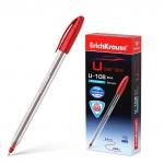 Ручка шариковая ErichKrause® U-108 Stick Classic  1.0, Ultra Glide Technology, цвет чернил красный (в коробке по 12 шт.)