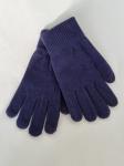 Перчатки женские тёплые цвет темно-синий