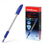 Ручка шариковая ErichKrause® U-109 Stick&Grip Classic 1.0, Ultra Glide Technology, цвет чернил синий (в коробке по 12 шт.)