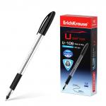 Ручка шариковая ErichKrause® U-109 Stick&Grip Classic  1.0, Ultra Glide Technology, цвет чернил черный (в коробке по 12 шт.)
