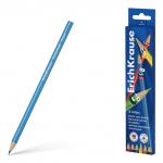 Цветные карандаши пластиковые ErichKrause Color Friends трехгранные, грифель 3 мм, 6 цветов (в коробке с европодвесом 6 шт)