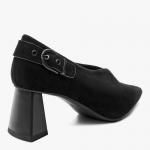 BETSY черный иск. замша женские туфли (О-З 2023)