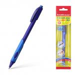 Ручка шариковая ErichKrause ErgoLine® Kids Stick&Grip Neon 0.7, Super Glide Technology, цвет  чернил синий (в пакете по 1 шт.)