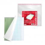 Набор пластиковых обложек ErichKrause® Fizzy Clear для тетрадей и дневников, с клеевым краем, 212х395мм, 80 мкм (пакет 10 шт.)