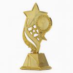 Кубок «Наша гордость», наградная фигура, золото, 8,1 х 16,4 см, пластик
