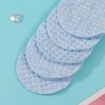 Ватные диски голубой 50 шт в п/э пакете