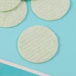 Ватные диски зеленый 50 шт в п/э пакете