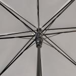 Зонт - трость полуавтоматический «Однотонный», 8 спиц, R = 47 см, цвет белый