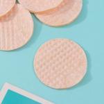 Ватные диски оранжевый 50 шт в п/э пакете