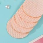 Ватные диски оранжевый 50 шт в п/э пакете