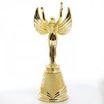Ника литая «Лучший руководитель», наградная фигура, 19,3 х 7 см, пластик, золото