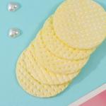 Ватные диски желтый 50 шт в п/э пакете