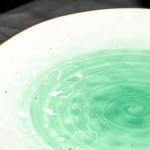 Тарелка керамическая «Счастье», O 27.5 см, цвет белый