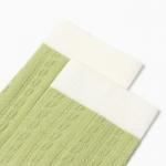 Носки женские, цвет зеленый размер 36-40
