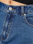 Шорты женские джинсовые мини в синем оттенке Mark Formelle