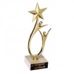 Кубок «Лучший из лучших», наградная фигура, золото, 18 х 5,5 см, пластик