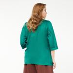 Кардиган, трикотаж, зеленый