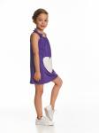 Платье "Сердце" (92-116 см) UD 0326-2(2) фиолетовый