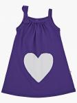 Платье "Сердце" (92-116 см) UD 0326-2(2) фиолетовый