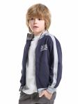 Бомбер (куртка) (98-122 см) UD 0675-1(2) синий/серый